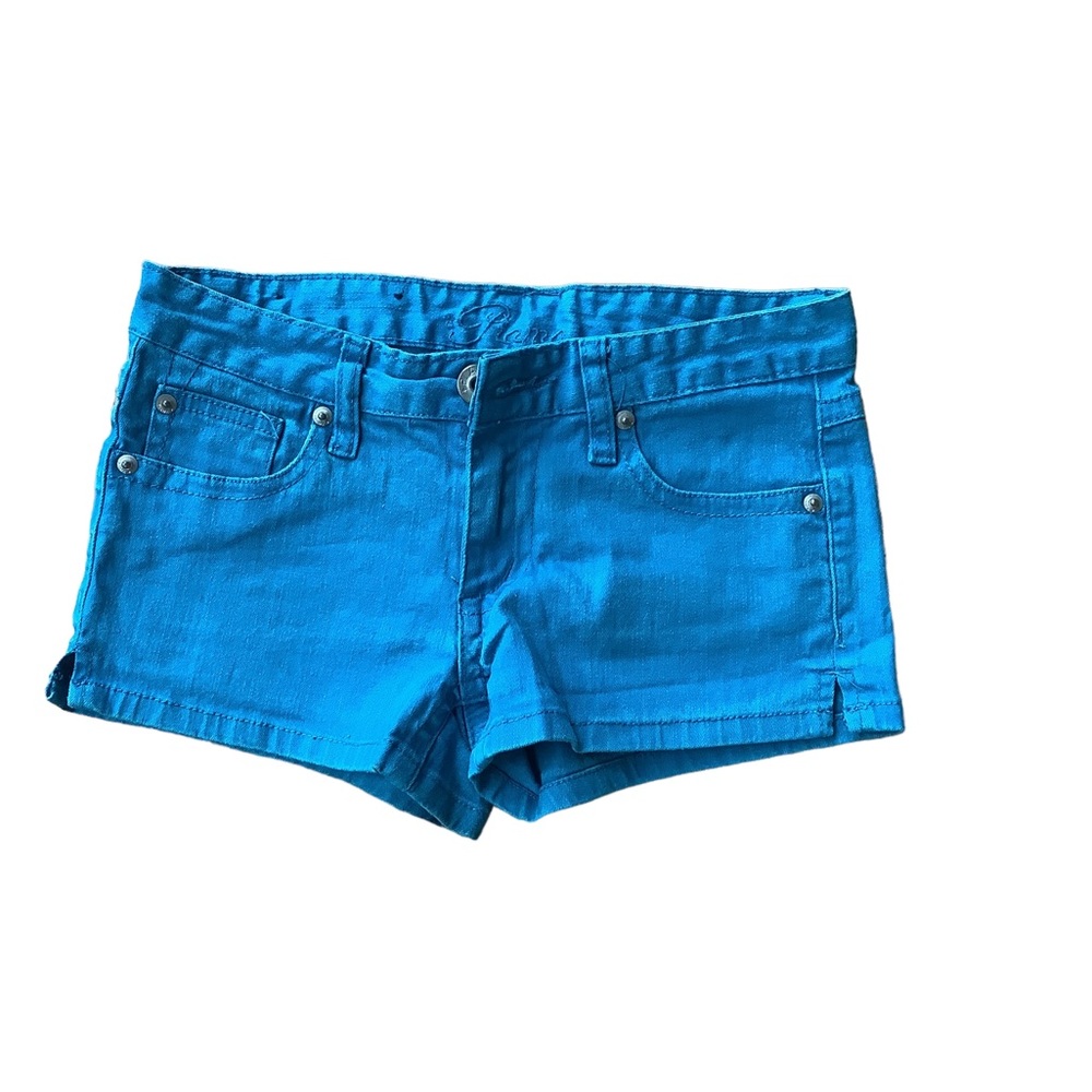 Piama turquoise blue stretch shorts. Size 0.